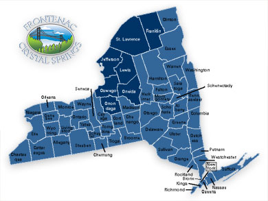 New York State Delivery Map - thumbnail - click to enlarge