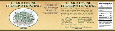 Clark House label