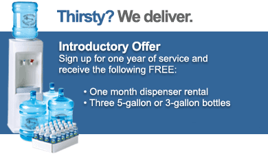 Thirsty? We deliver.